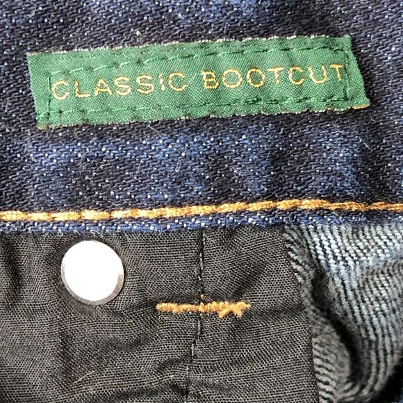 Lauren Ralph Lauren Jeans Bootcut Womens 14 Stretch Dark Wash Embroidery Pockets - Picture 13 of 13